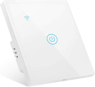 Smart home ovládač - DOTYKOVÝ SKLENENÝ SPÍNAČ SVETLA WIFI Tuya